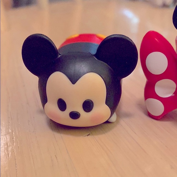 Disney Mickey and Minnie Tsum Tsum Figures - Black, Red, and White - Picture 3 of 8